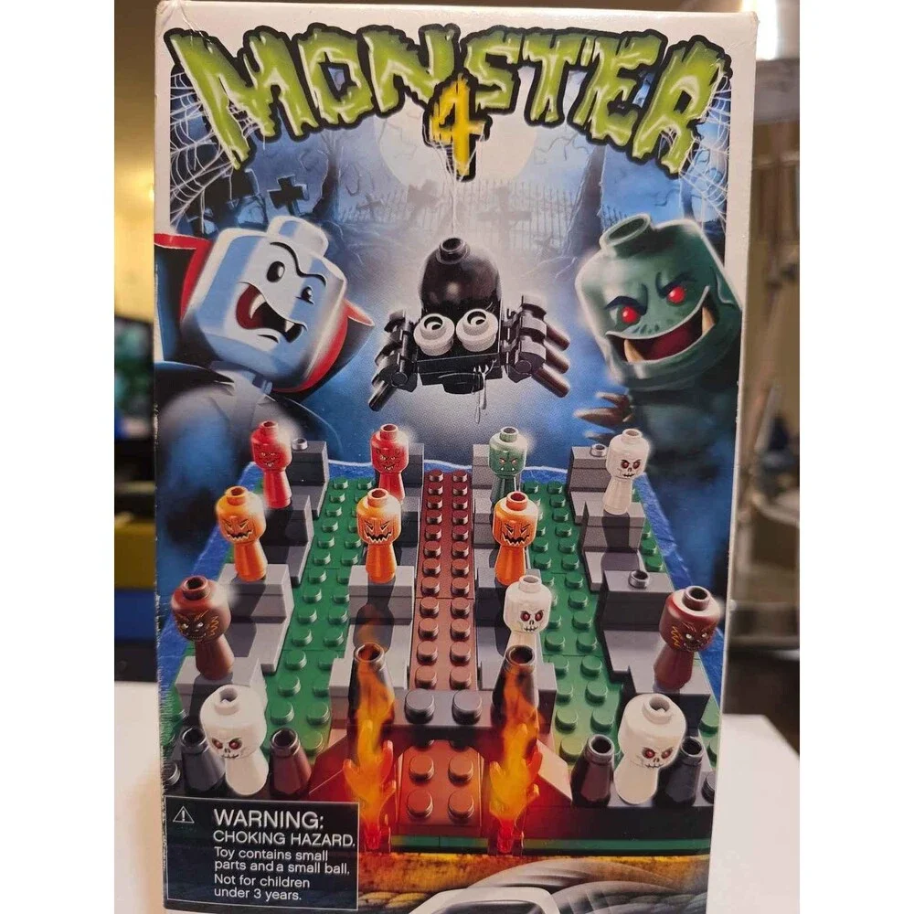 LEGO Games Monster 4 Board Game- Minifigures Halloween (1 missing)